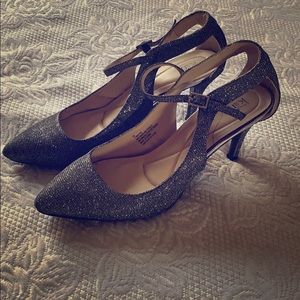 Sparkly heels! So comfy and sturdy!